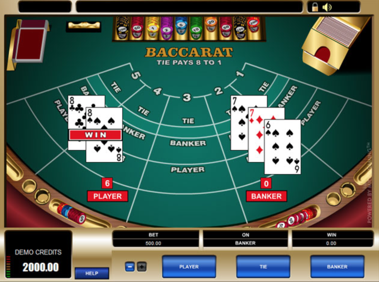 казино онлайн игра баккара имеет много преимуществ